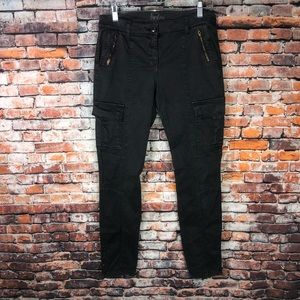 Boden charcoal gray cargo pants size 6